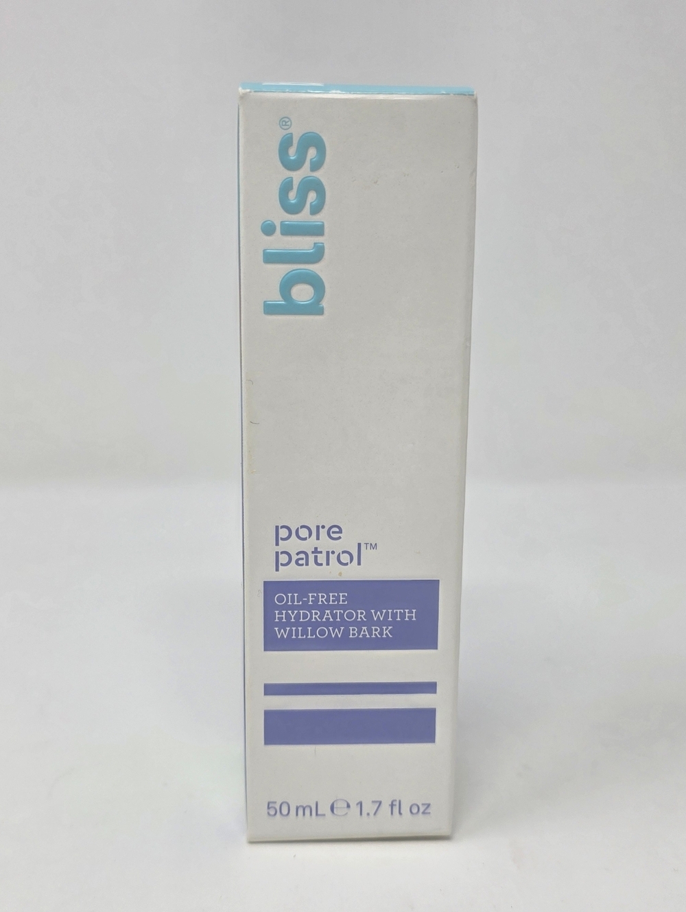 Bliss Pore Patrol Oil-free Hydrator with Willow Bark 1.7 Fl Oz NIB